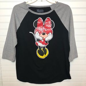 Minnie Mouse Raglan Top